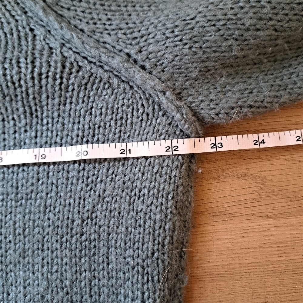 Lauren Conrad Blue Knit Sweater Large - Picture 5 of 6